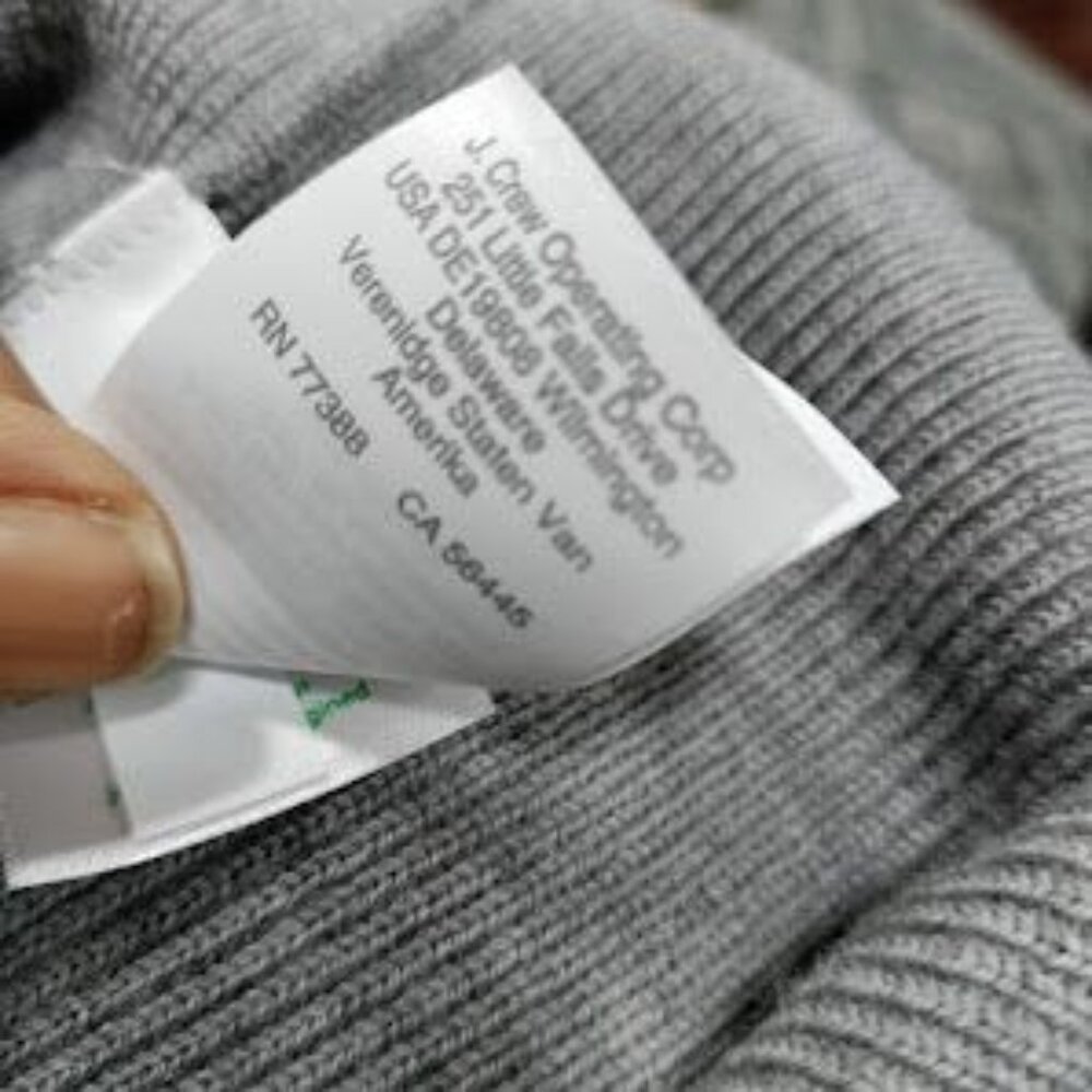 J.Crew Womens XS Gray Merino Wool Blend Wrap Style Midi Skirt - Picture 11 of 12